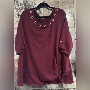 Belldini Plus 2X Size Top Grommet Detail Front